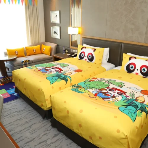 Jiabao Panda Childlike Theme Deluxe Twin Room