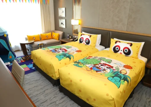Jiabao Panda Childlike Theme Deluxe Twin Room